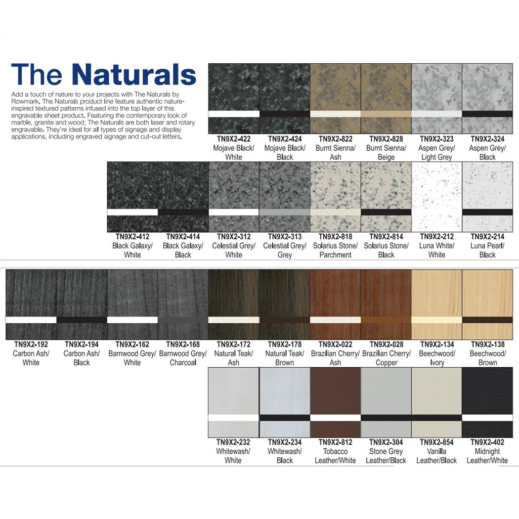 The Naturals – kolekcija uzoraka