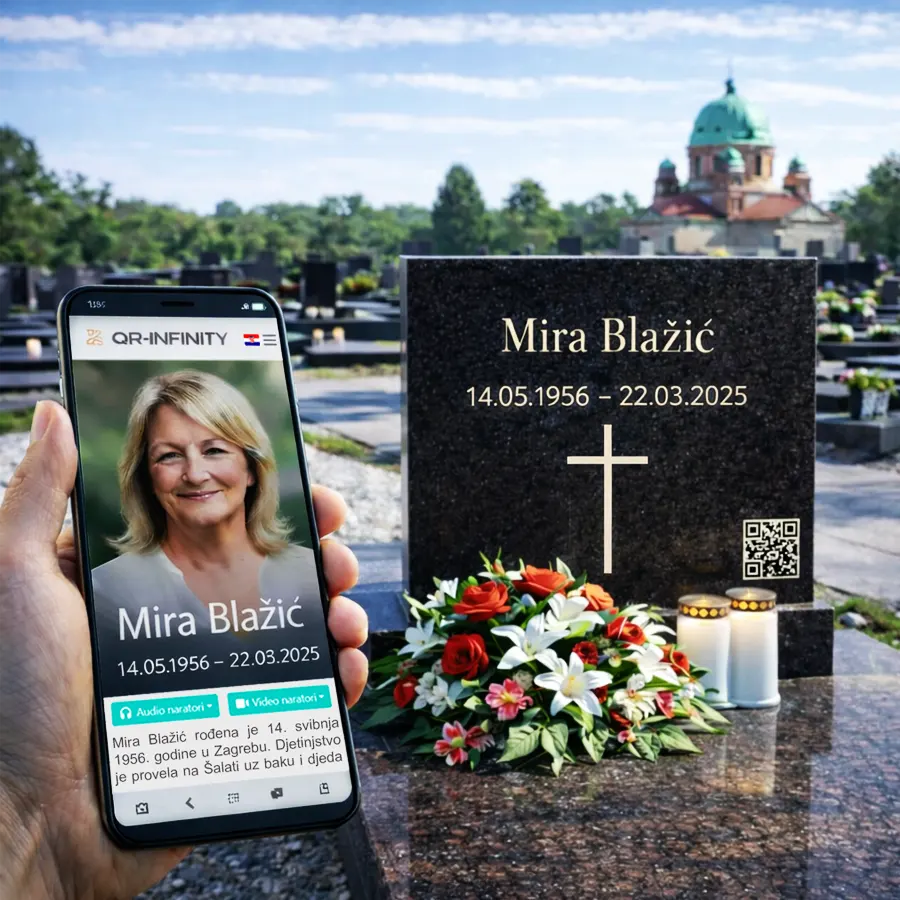 e-Memorijali – QR kodovi za grobna mjesta