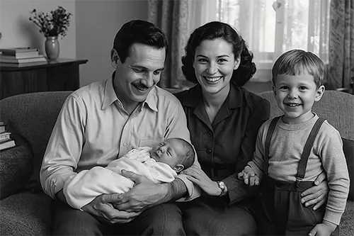 Rođenje kćeri Ane - 18.04.1956.